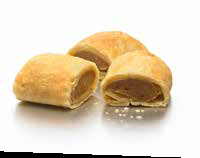 PATTIES PARTY SAUSAGES ROLLS 57G 6X12