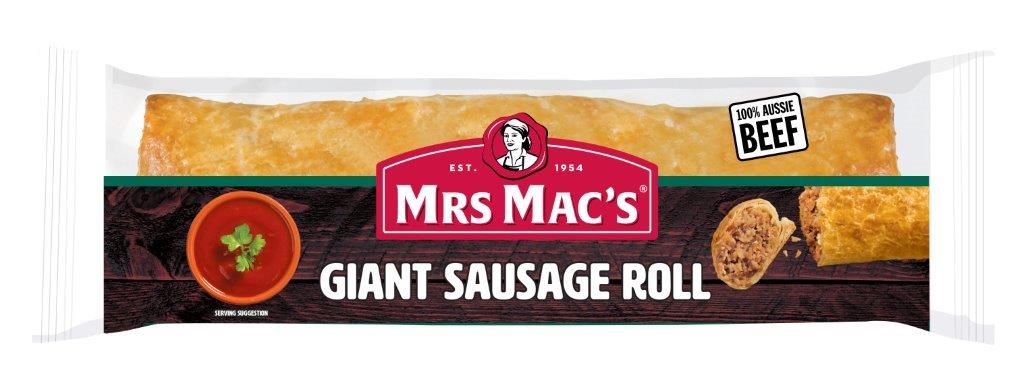 MRS MACS GIANT SAUSAGE ROLL 25X175G