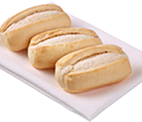 S/B DINNER ROLL WHITE P/BAKE 160X35G