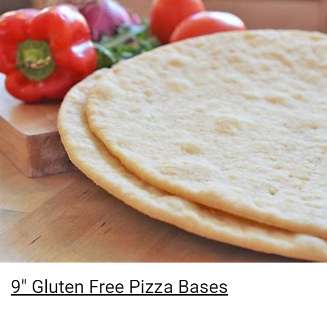 LET. PIZZA BASE 9" GF/VEGAN 20X150G