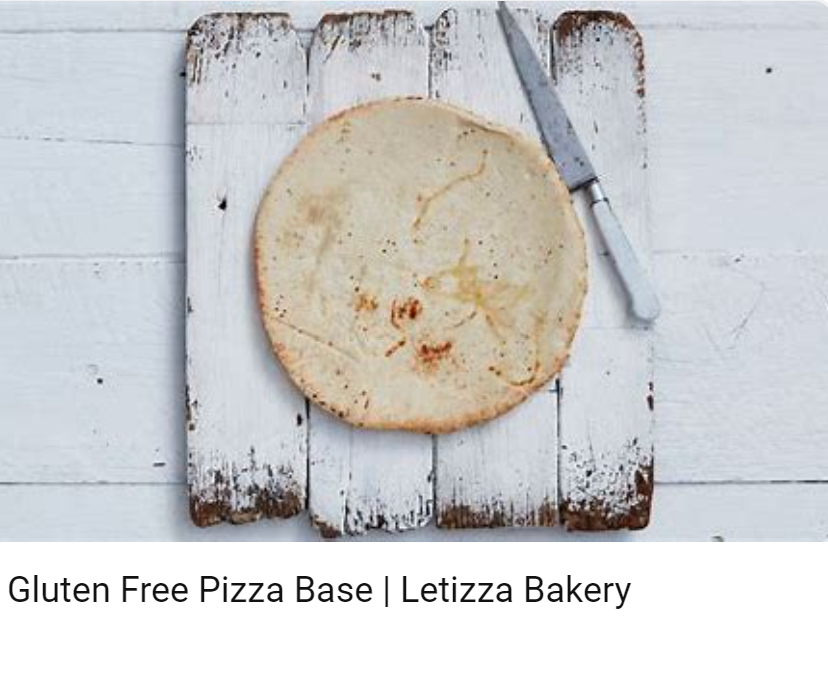 LET. PIZZA BASE 12" GLUTEN FREE 20X375G