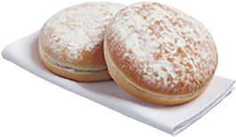 TIP TOP DAMPER BUN FLOUR DUSTED 5"(75G) 6X12PKT