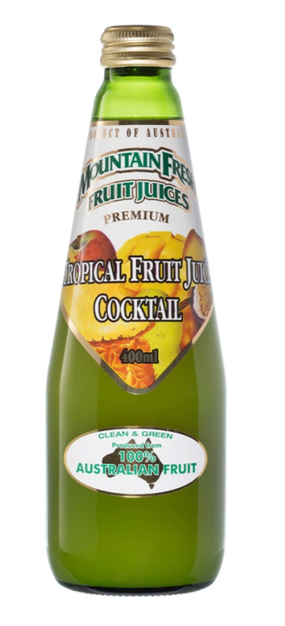 MOUNT FRESH TROPICAL FRUIT JUICE COCKTAIL 12X400ML
