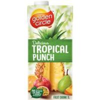 G/CIRCLE FRUIT DRINK TROPICAL PUNCH 12X1L