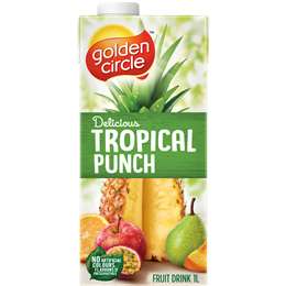 G/CIRCLE FRUIT DRINK TROPICAL PUNCH 12X1L