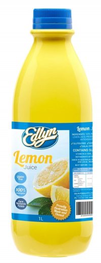 EDLYN JUICE LEMON 12X1LT