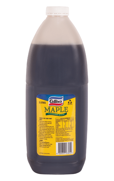 COTTEES MAPLE SYRUP TOPPING 4X3LT
