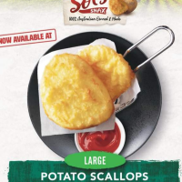 SOL'S POTATO SCALLOPS LARGE 100X60G