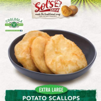SOL'S POTATO SCALLOPS EXTRA LARGE 100X100G