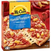 McCAIN FAMILY PIZZA HAM & PINEAPPLE 8X500G