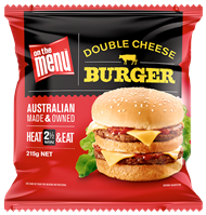 ON THE MENU DBL.CHEESEBURGER 12X215G