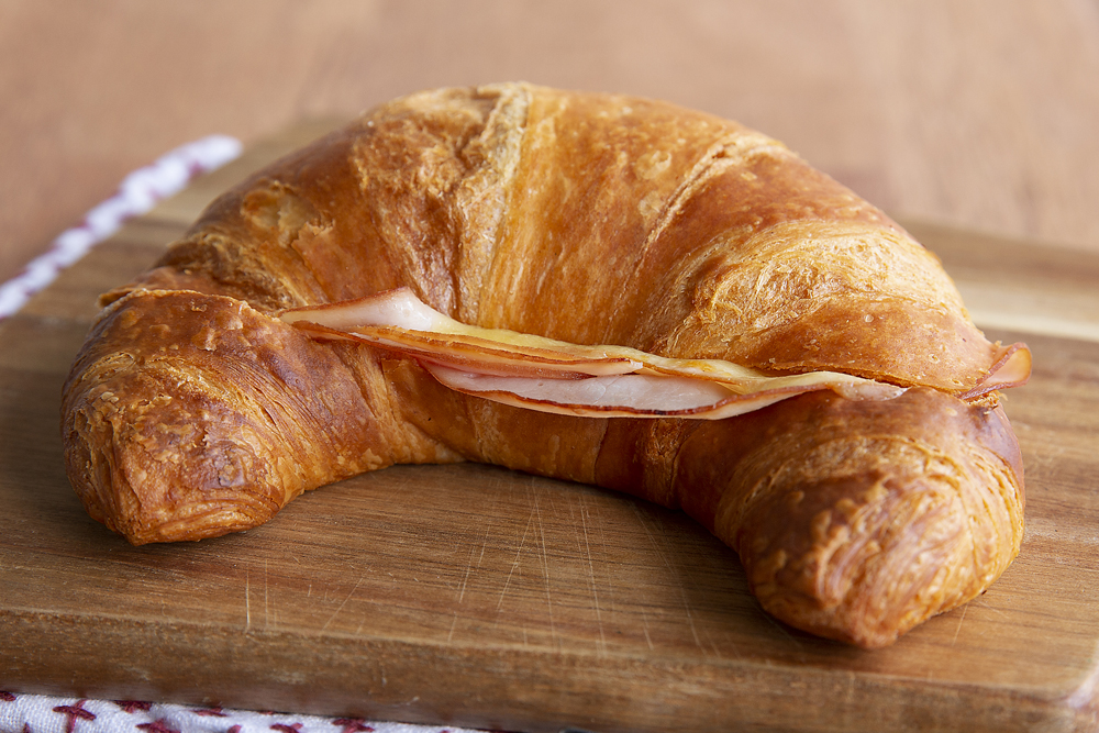 E/D CROISSANT HAM+CHEESE 1X12 - #7021