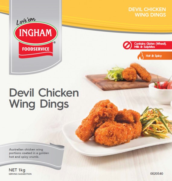 INGHAM DEVIL WING DINGS 2X2.5KG