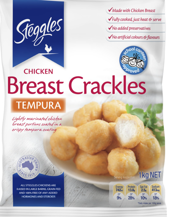 STEG.CHICKEN CRACKLES 6X1KG