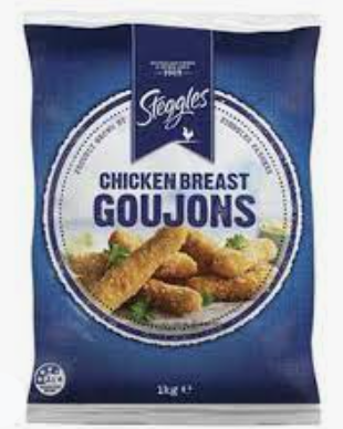STEG.CHICKEN BREAST GOUJONS 6X1KG