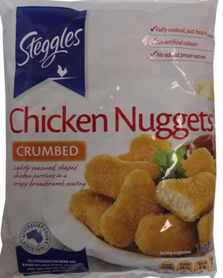 STEG. CRUMBED NUGGETS 6X1KG