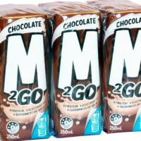 M2GO CHOCOLATE UHT REDUCED FAT MILK 4X6X250ML