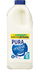 PURA WHITE BOTTLE. 9X2LT