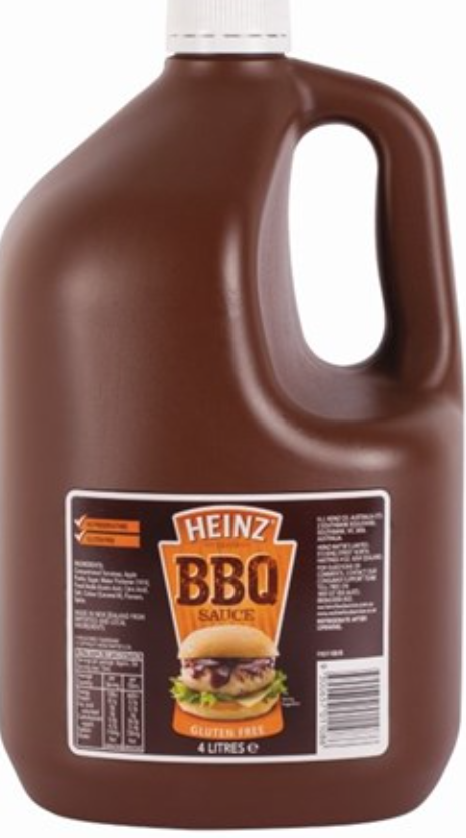 HEINZ BBQ SAUCE 3X4LT
