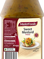 M/F SWT.MUSTARD PICKLE 6X2.6KG