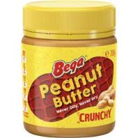BEGA PEANUT BUTTER CRUNCHY 12X200G