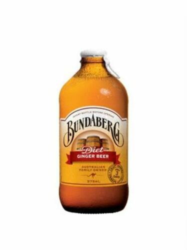 BUNDABERG DIET GINGER BEER 12X375ML