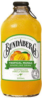 BUNDABERG TROPICAL MANGO 12X375ML