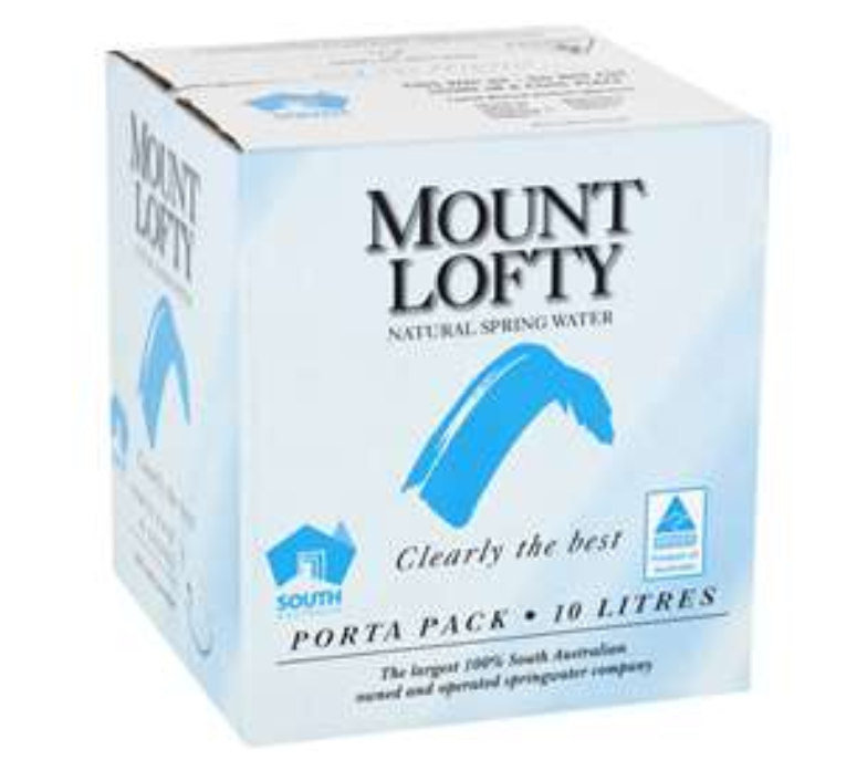 MT LOFTY SPRING WATER 1X10LT