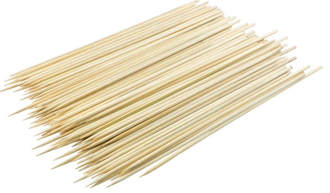 BAMBOO SKEWERS 10"" 100X25CM