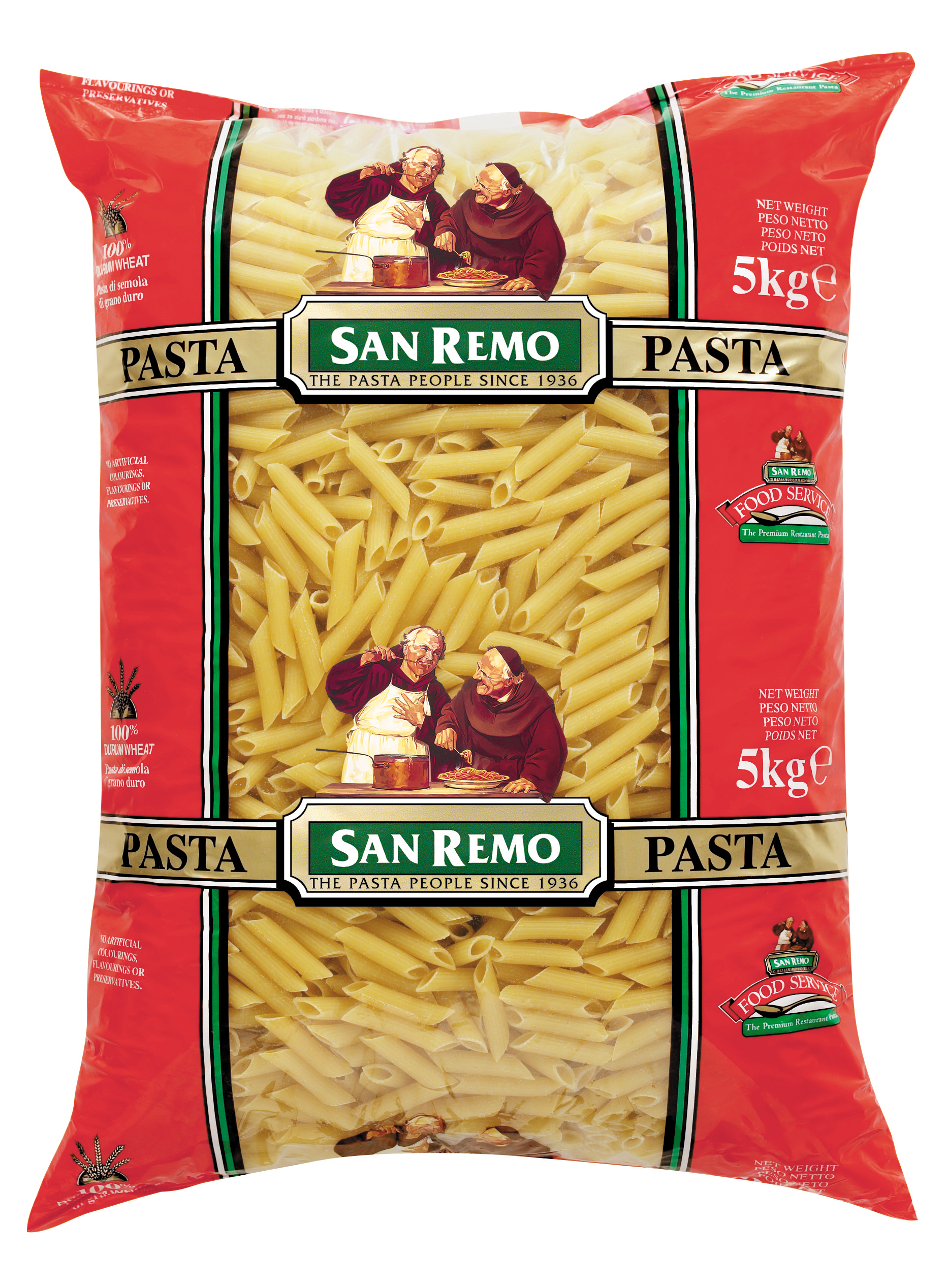 SAN REMO RIGATE PENNE #18 2X5KG