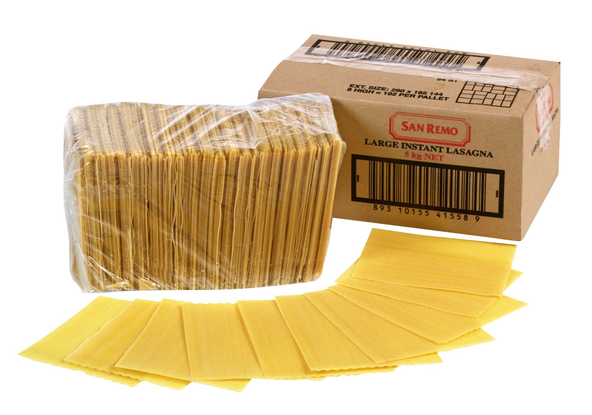 SAN REMO INSTANT LASAGNE #100 1X5KG