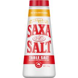 SAXA TABLE SALT 12X750G
