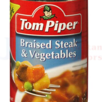 TOM PIPER VEG+STEAK 12X400G