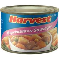 HARVEST SAUSAGE+VEG 8X425G