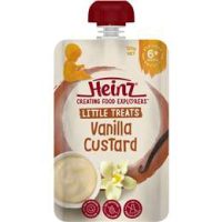 HNZ. CUSTARD VANILLA SATCHET 6mths+ 6X120G