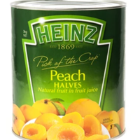HEINZ PEACH HALVES 3XA10