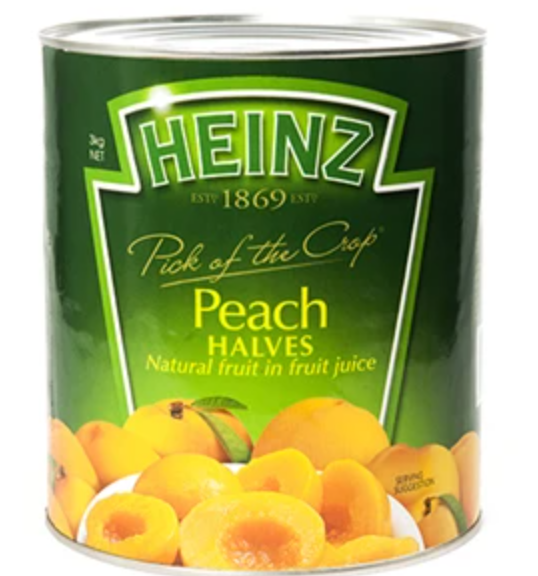 HEINZ PEACH HALVES 3XA10