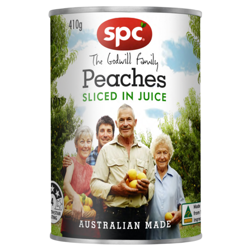 SPC PEACHES SLICE TIN 12X410G