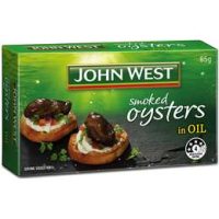 J/WEST SMOKED OYSTERS 20X85G