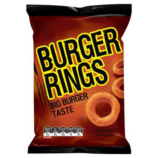 BURGER RINGS 18X45G