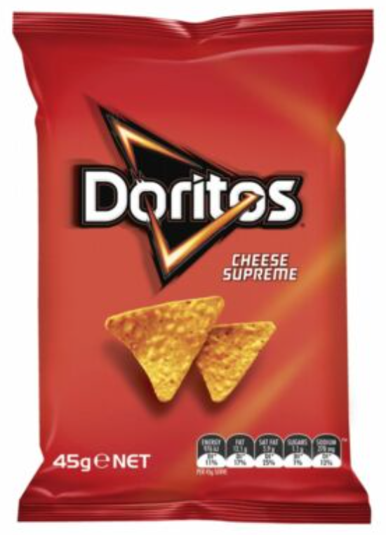 DORITOS CHEESE SUPREME 18X45G
