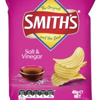 CRINKLE CUT SALT+VINEGAR 18X90