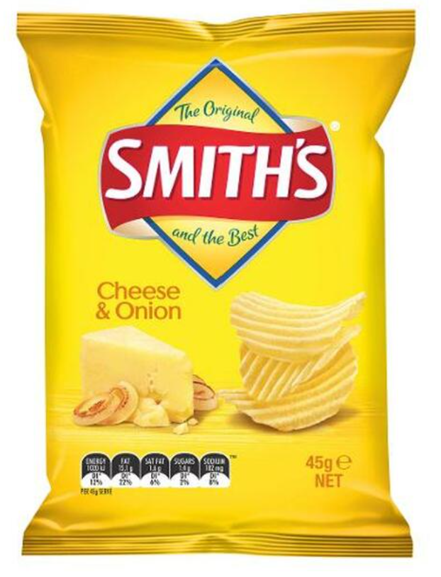 CRINKLE CUT CHEESE + ONION 18X