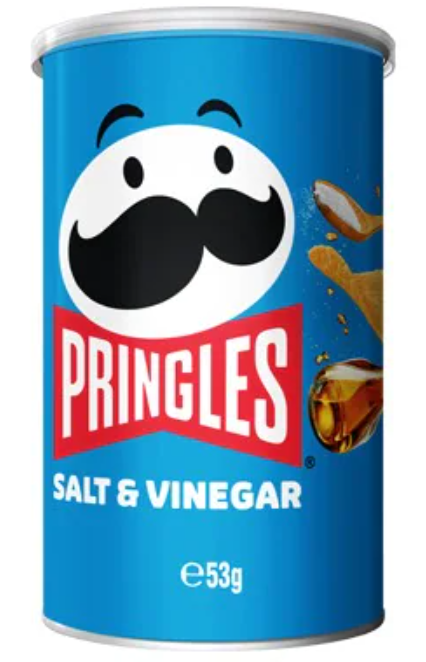 PRINGLES SALT+VINEGAR 12X53G
