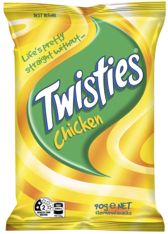 TWISTIES CHICKEN 23X90G
