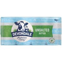DEVONDALE UNSALTED BUTTER 10X1KG