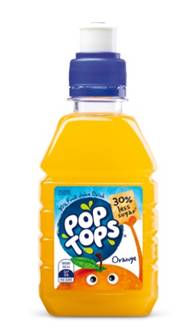 POP TOPS ORANGE 24X250ML