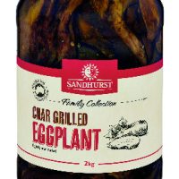 S/H CHAR GRILL EGGPLANT 6X1.7KG - GLASS