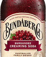 BUNDABERG BURGUNDEE CREAMING SODA 12X375ML