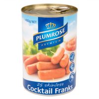 PLUMROSE C/TAIL FRANKS 12X400G